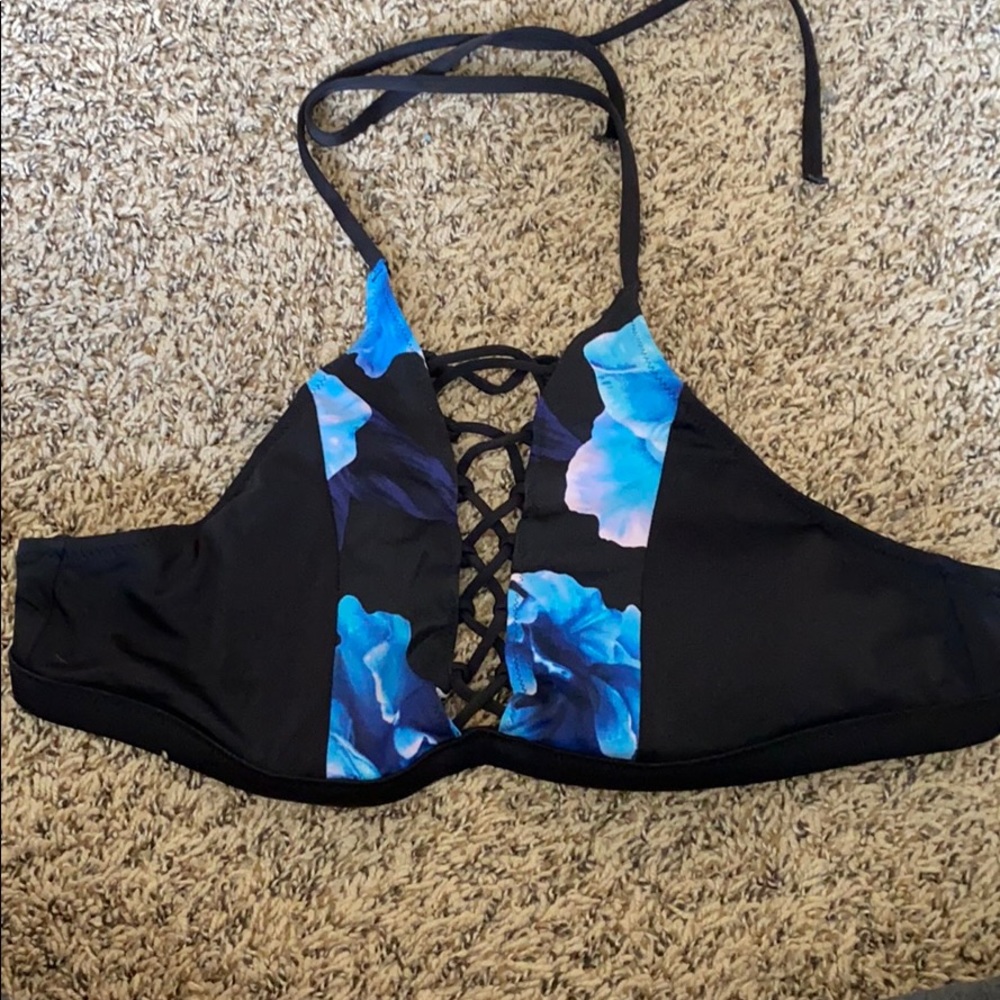 Pink swim suit top